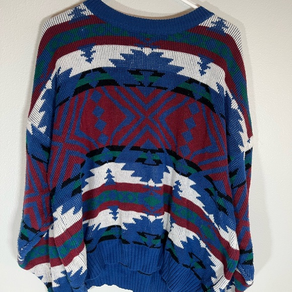 Trend Basics Other - Vintage 19802 Geometric Knit Sweater size‎ XL